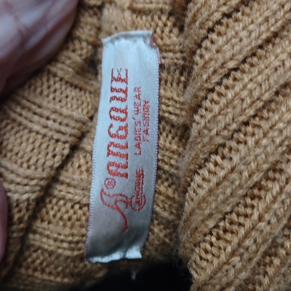 Vintage 70s Knit/velvet Coat/sweater Penny Lane Embroidered, dual zip - Picture 7 of 8